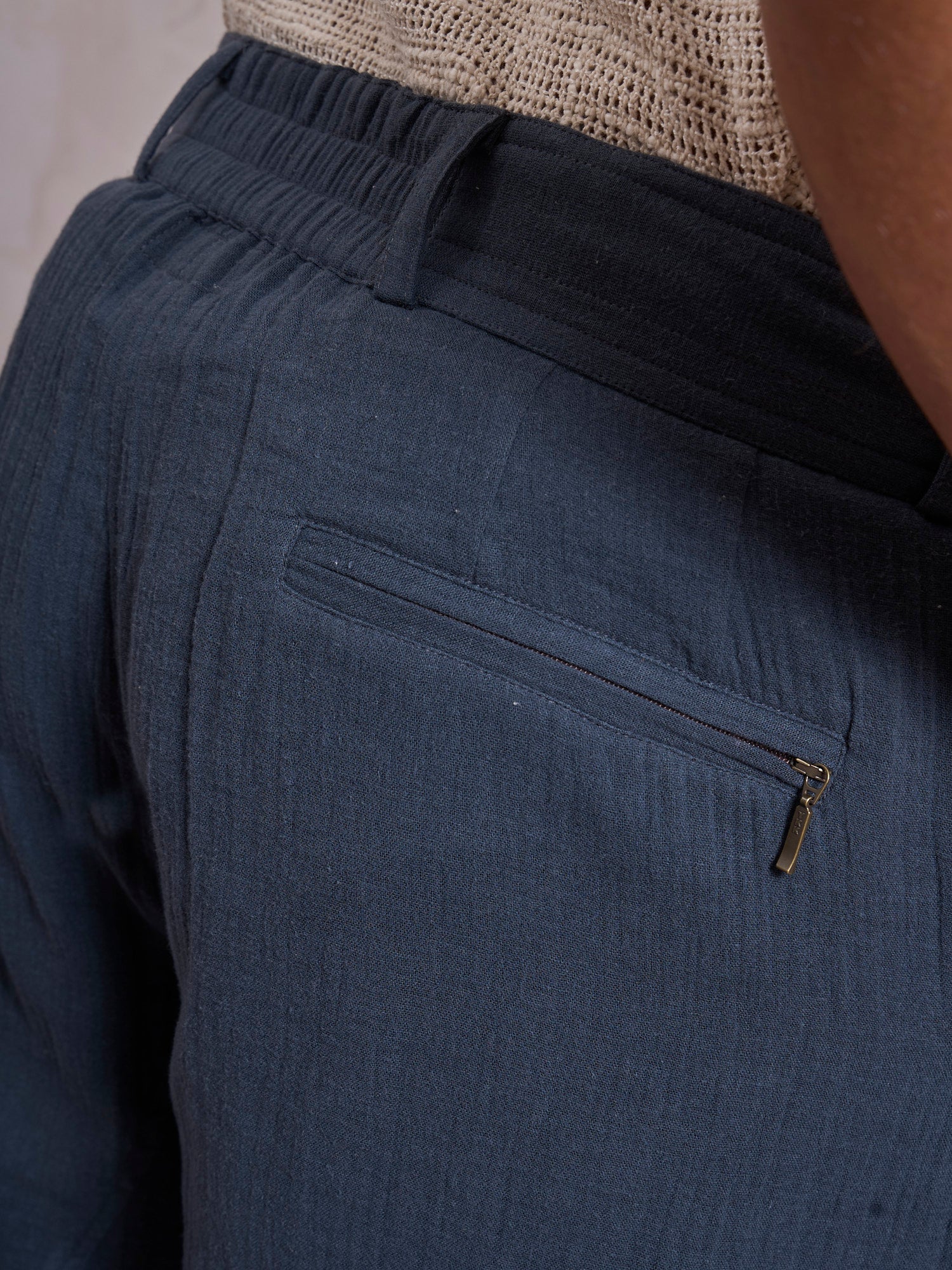 Navy Blue Casual Pants - image 6