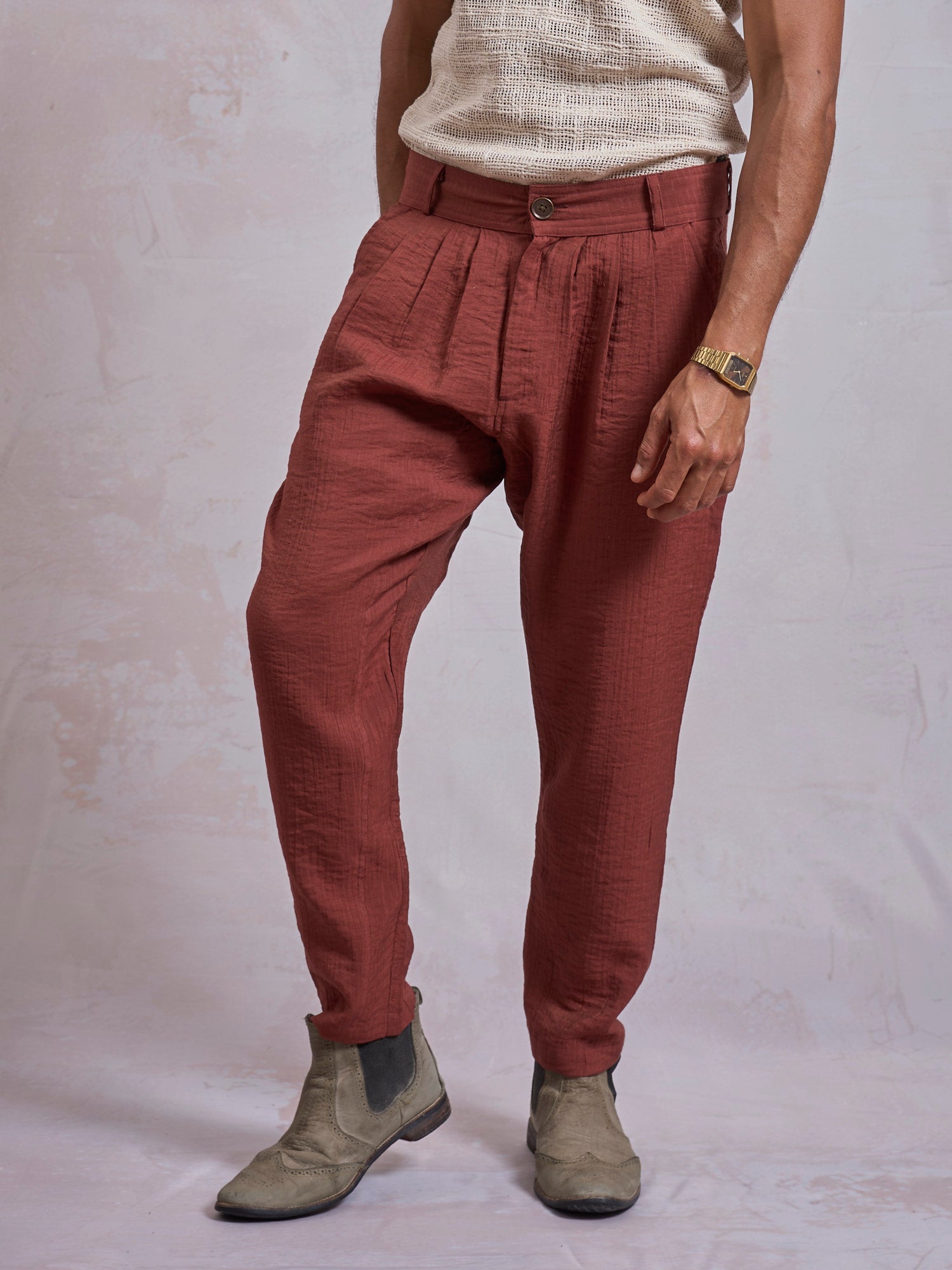 Terracotta Casual Pants - image 1