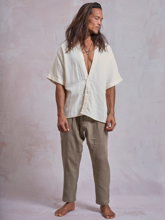 Ecru Casual Shirt - image 2