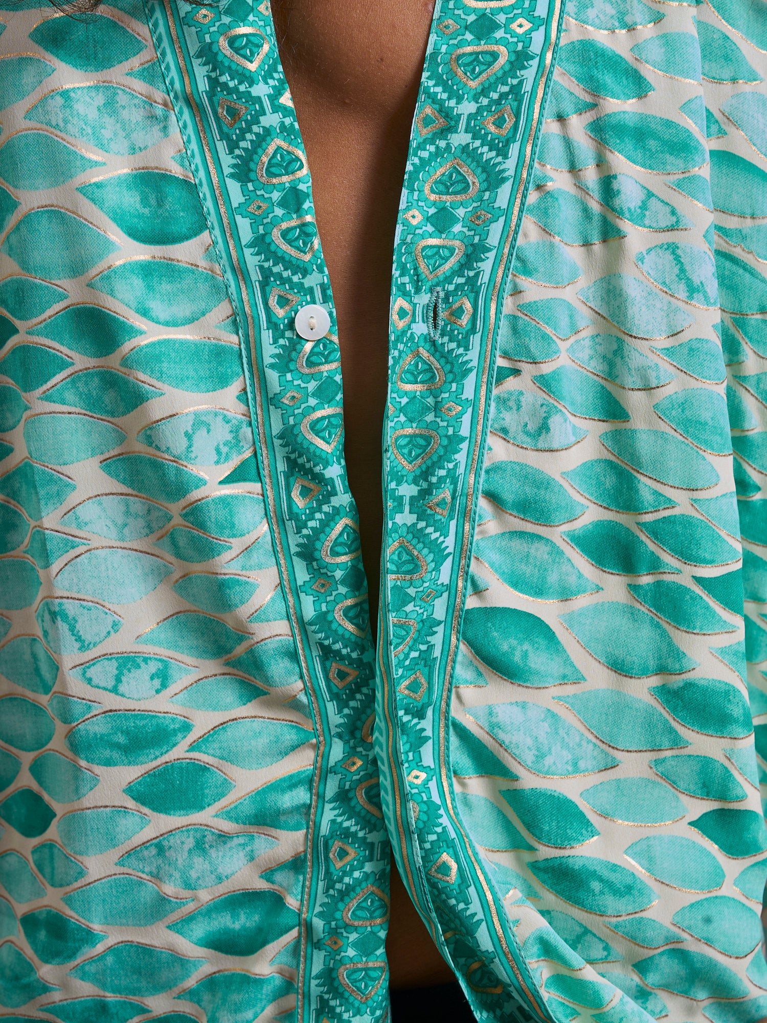 Green Casual Shirt - image 3