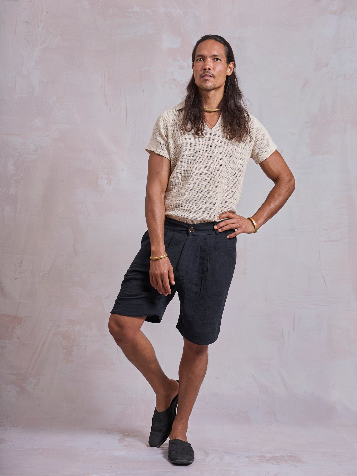 Black Casual Shorts - image 1