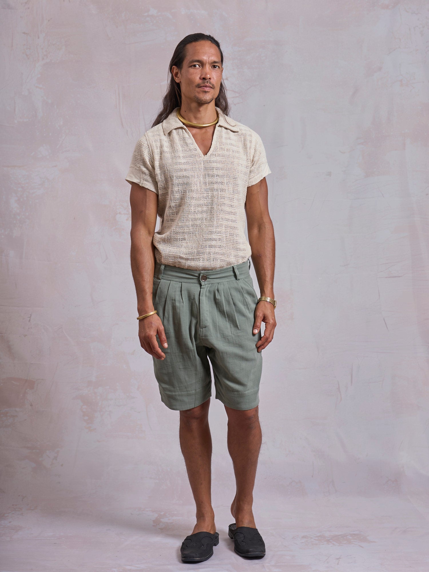 Green Casual Shorts - image 1