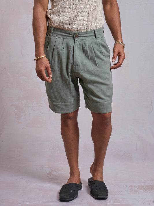 Green Casual Shorts - image 2