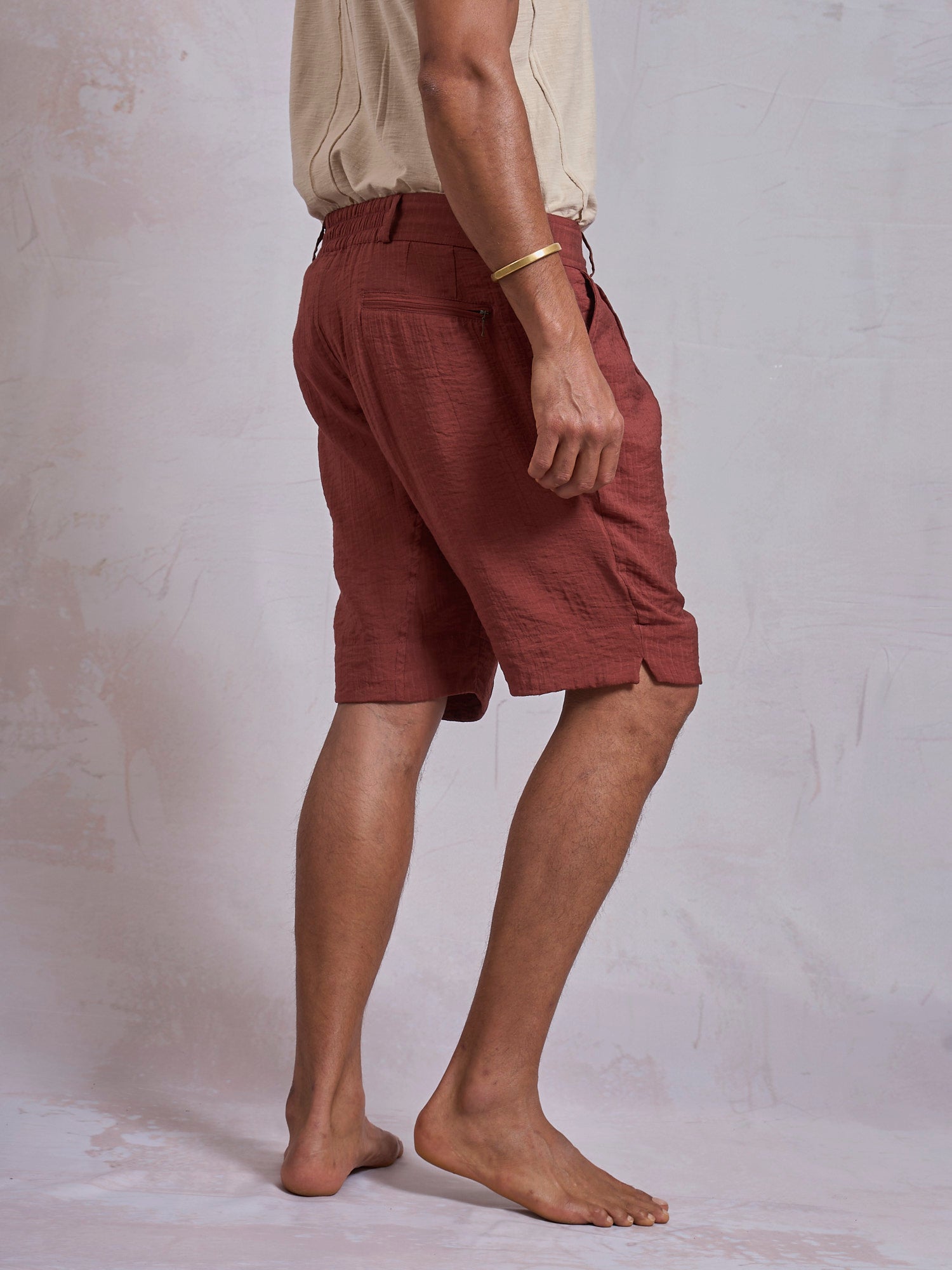 Terracotta Casual Shorts - image 3