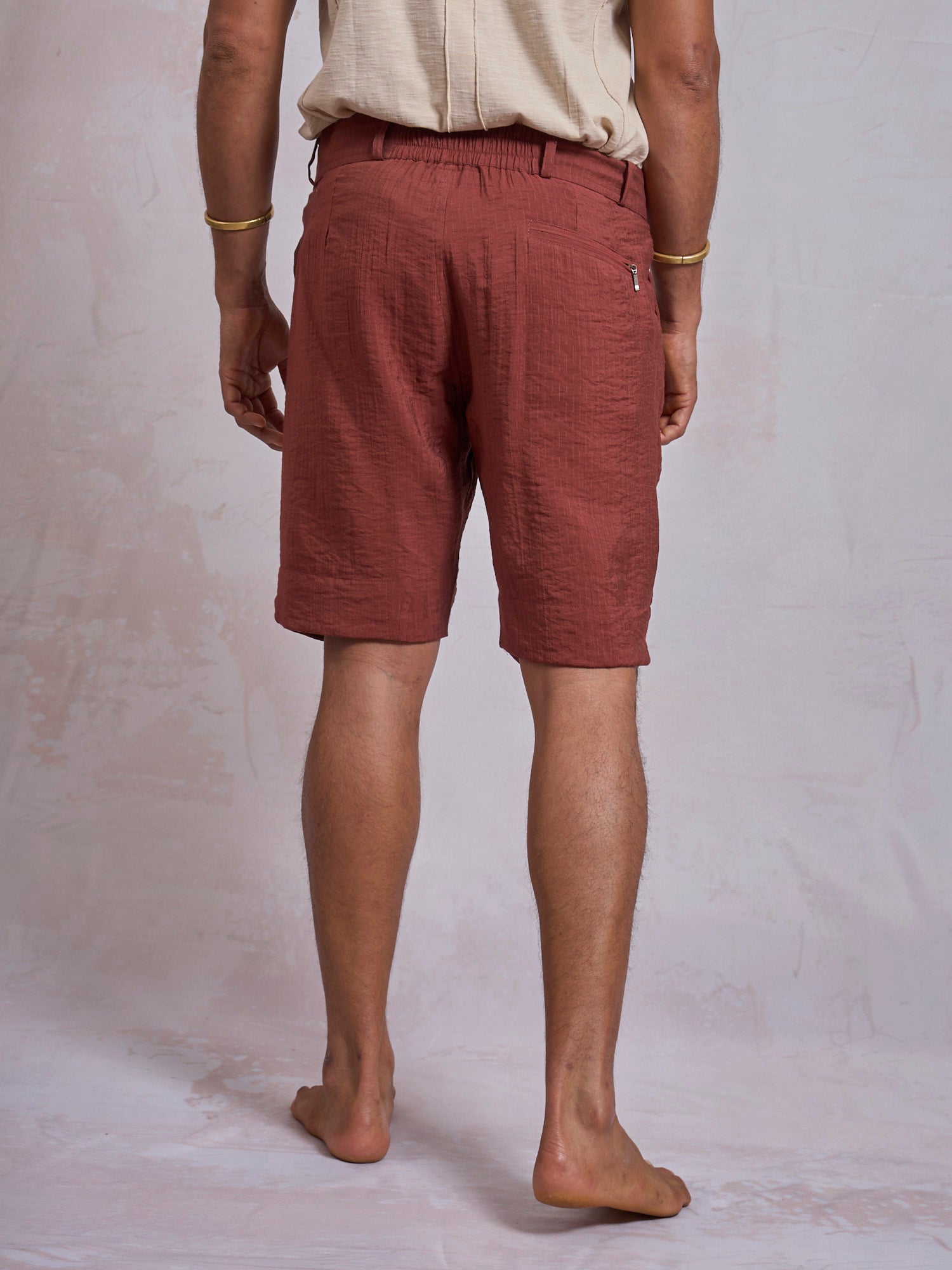Terracotta Casual Shorts - image 4