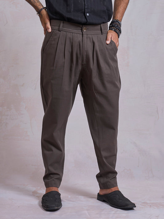 Pinstripe Casual Pants - image 1
