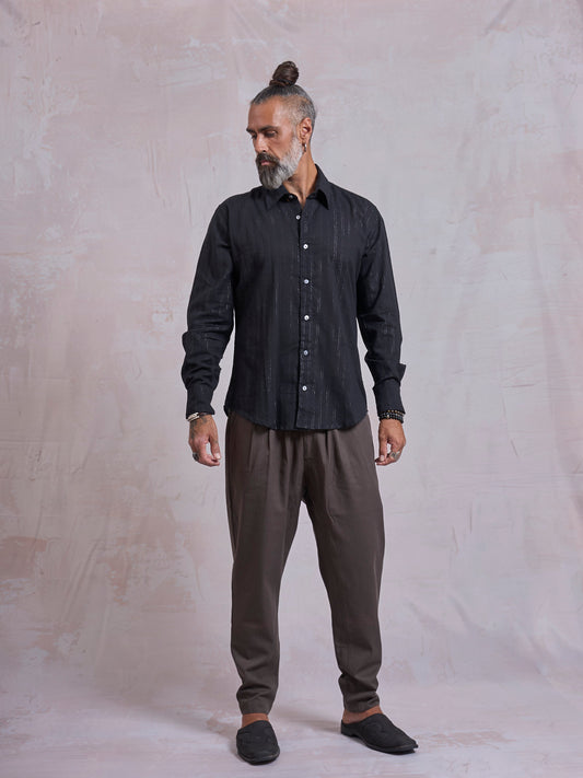 Pinstripe Casual Pants - image 2