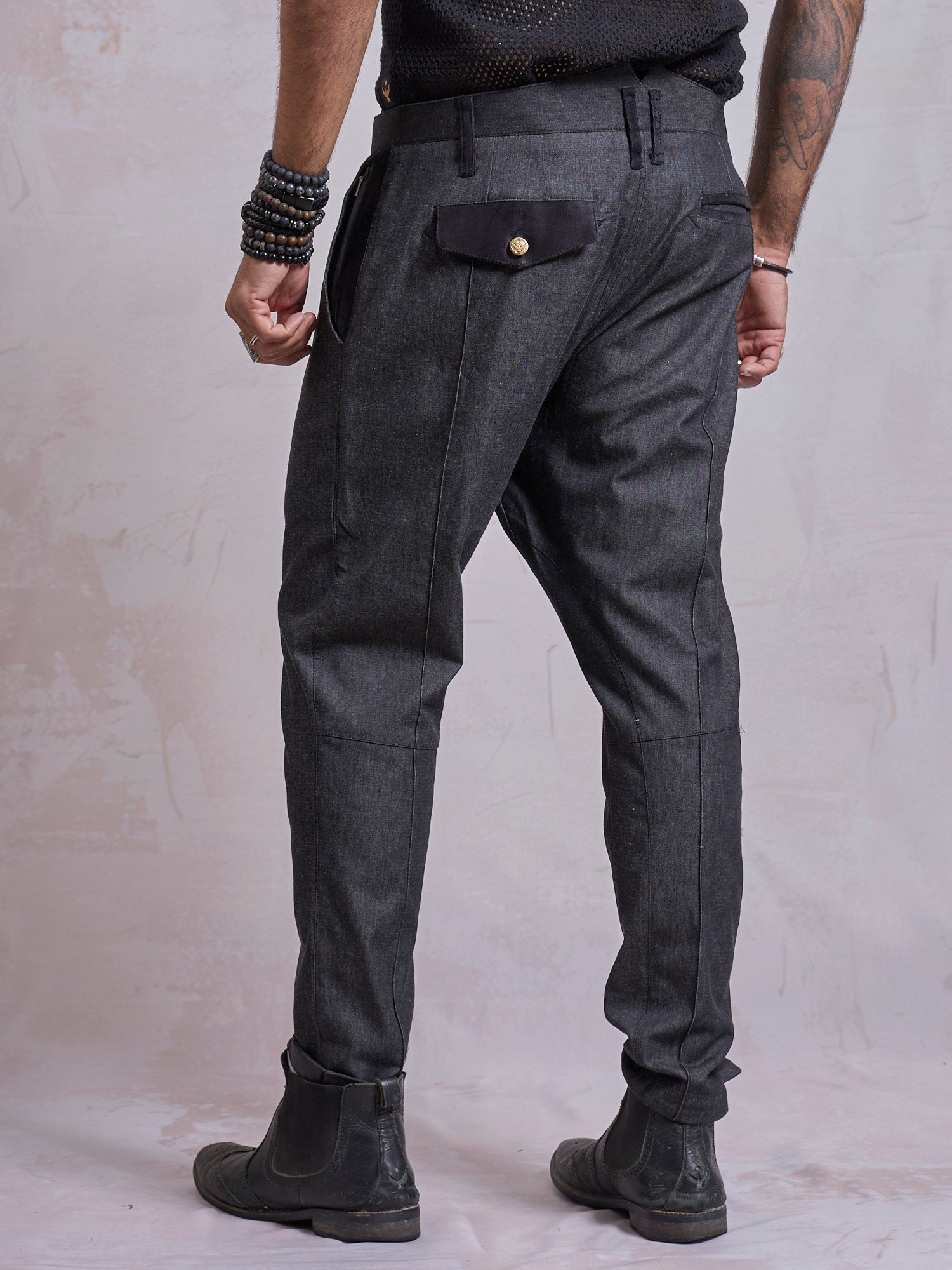 Denim Chino Pants - image 3