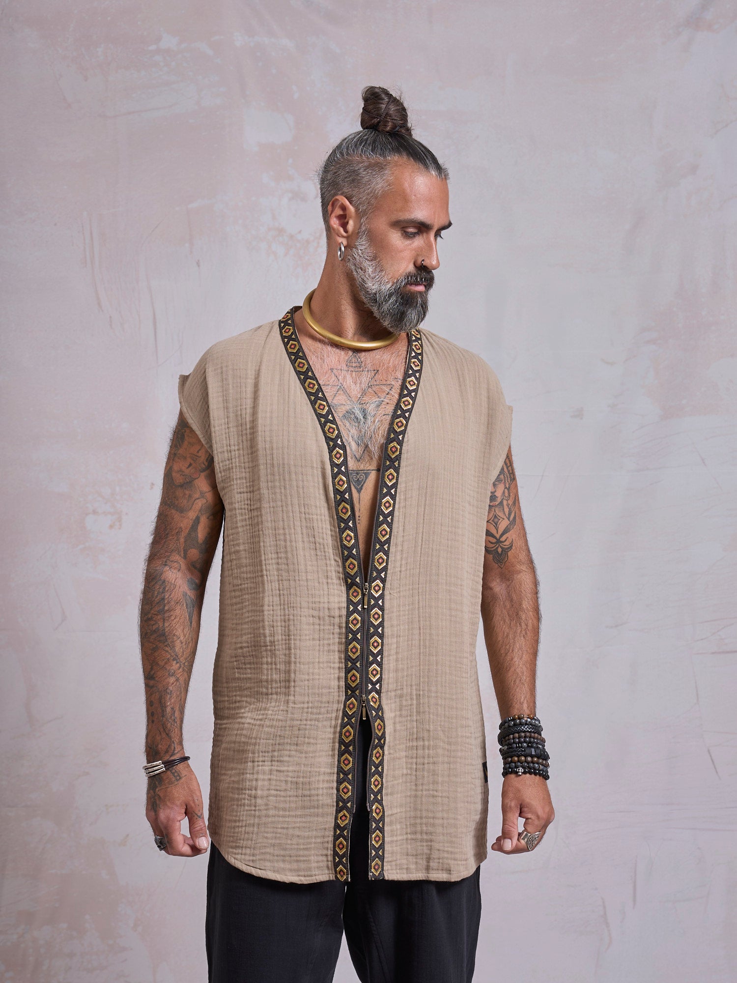 Green & Ethnic Orus Tunic - image 1