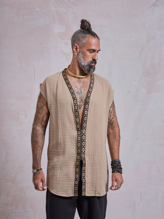 Green & Ethnic Orus Tunic - image 1