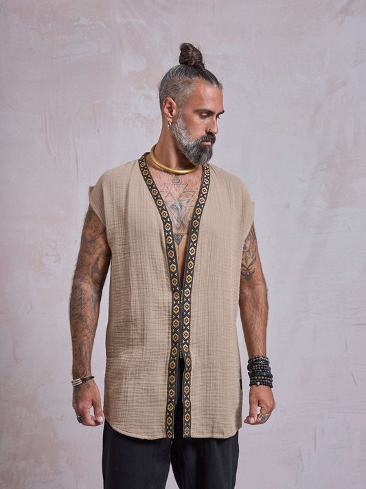 Green & Ethnic Orus Tunic - image 1