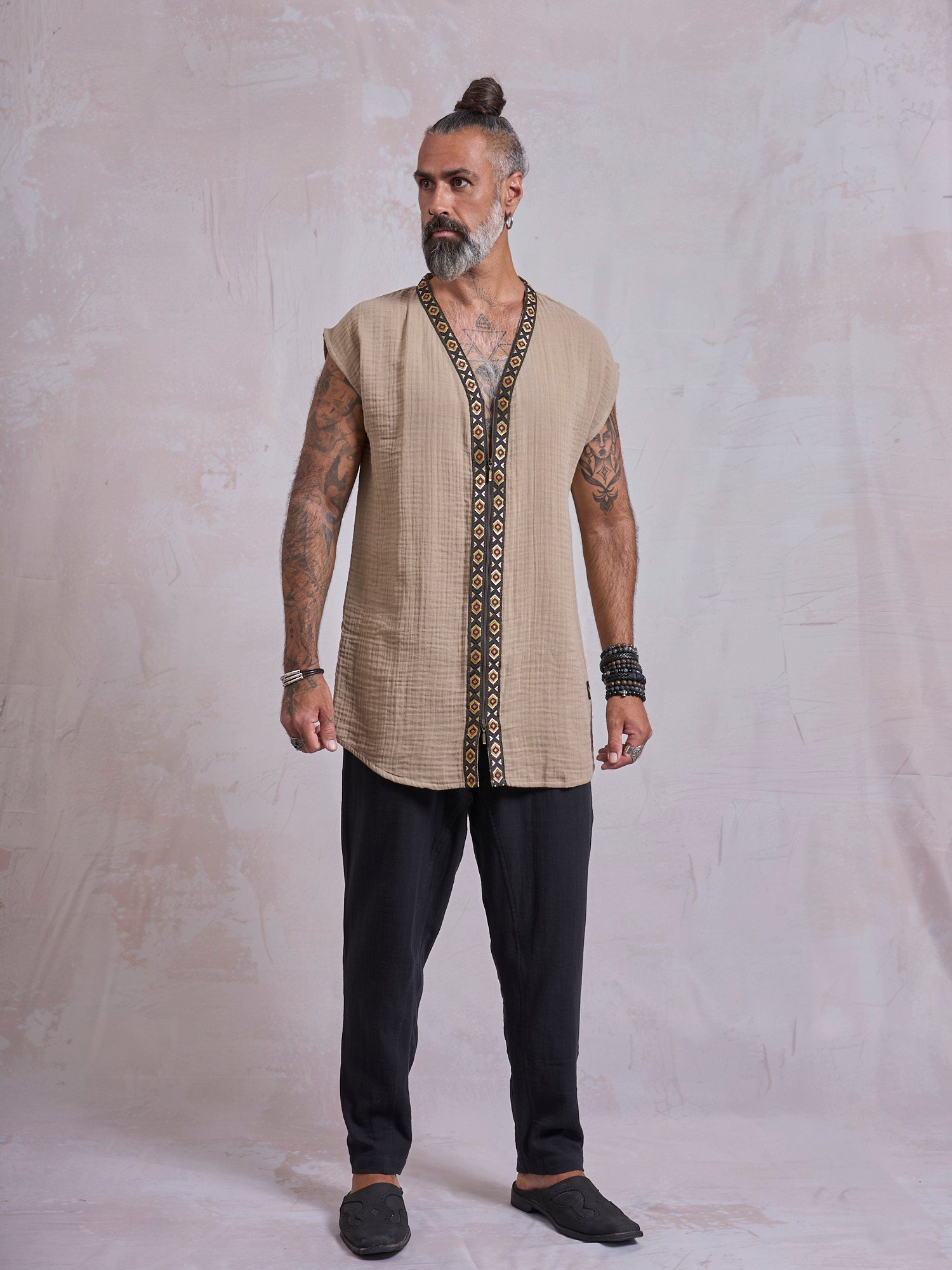 Green & Ethnic Orus Tunic - image 2