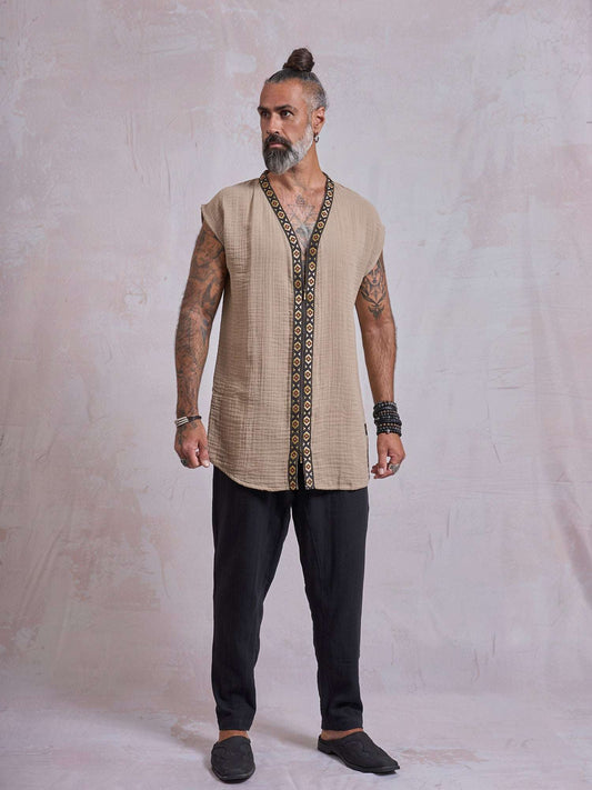 Green & Ethnic Orus Tunic - image 2