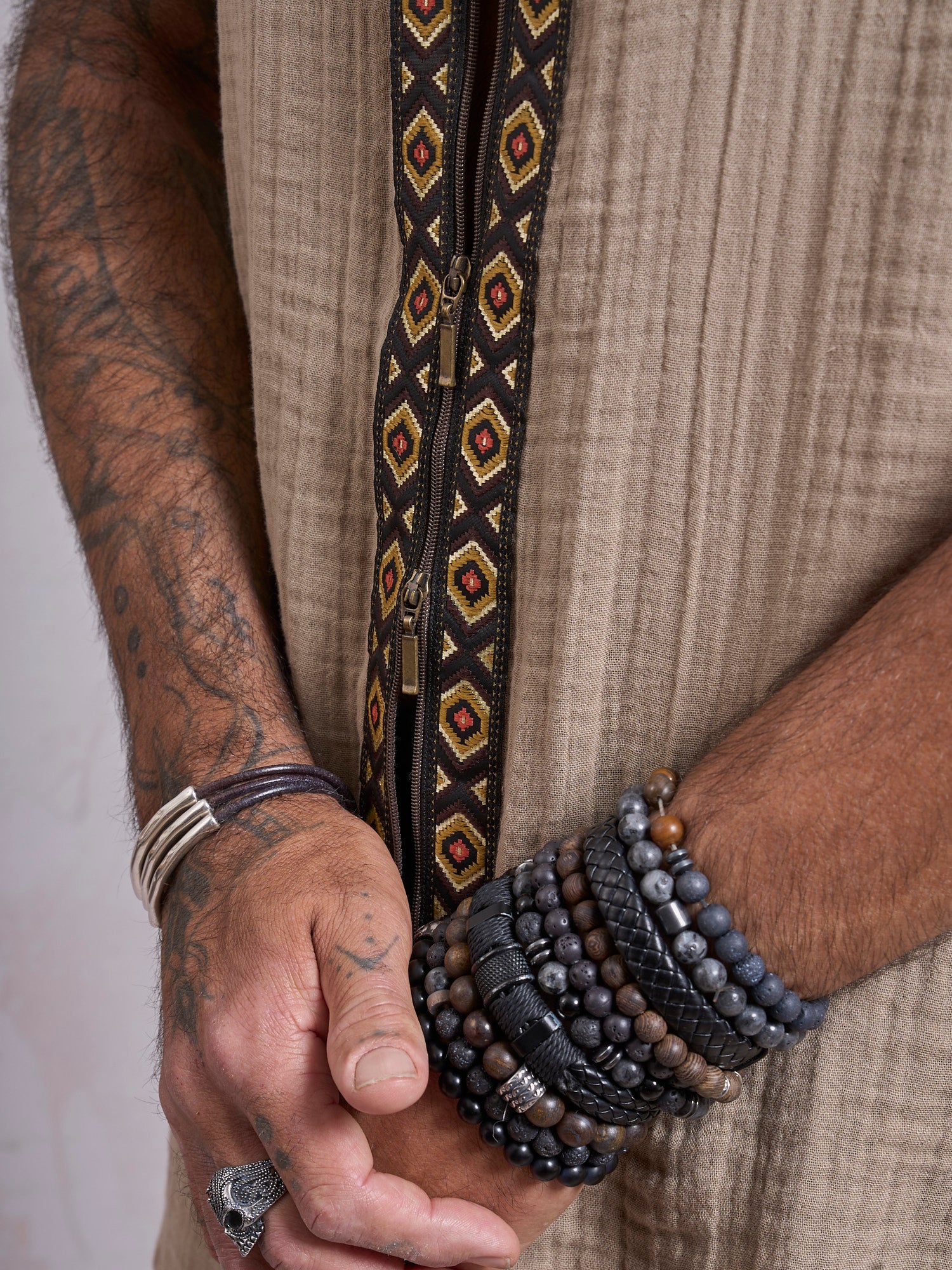 Green & Ethnic Orus Tunic - image 4