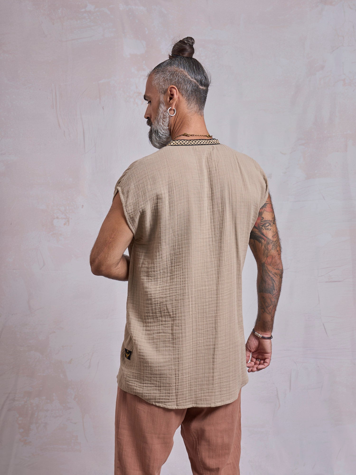 Green & Gold Orus Tunic - image 3