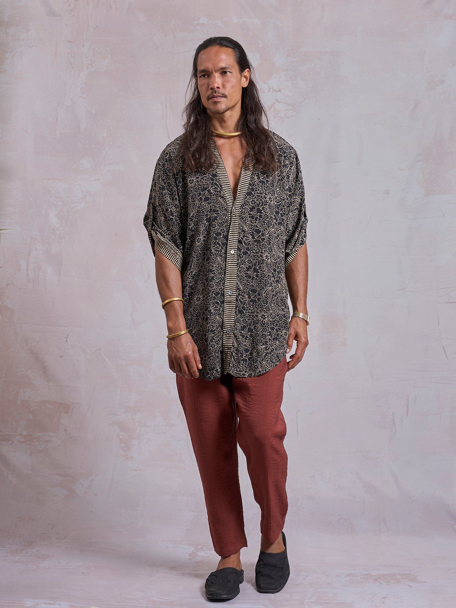 Black Flower Zeus Shirt - image 2