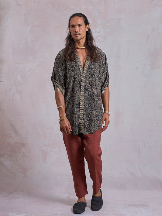Black Flower Zeus Shirt - image 2
