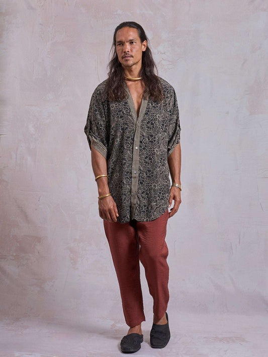 Black Flower Zeus Shirt - image 2