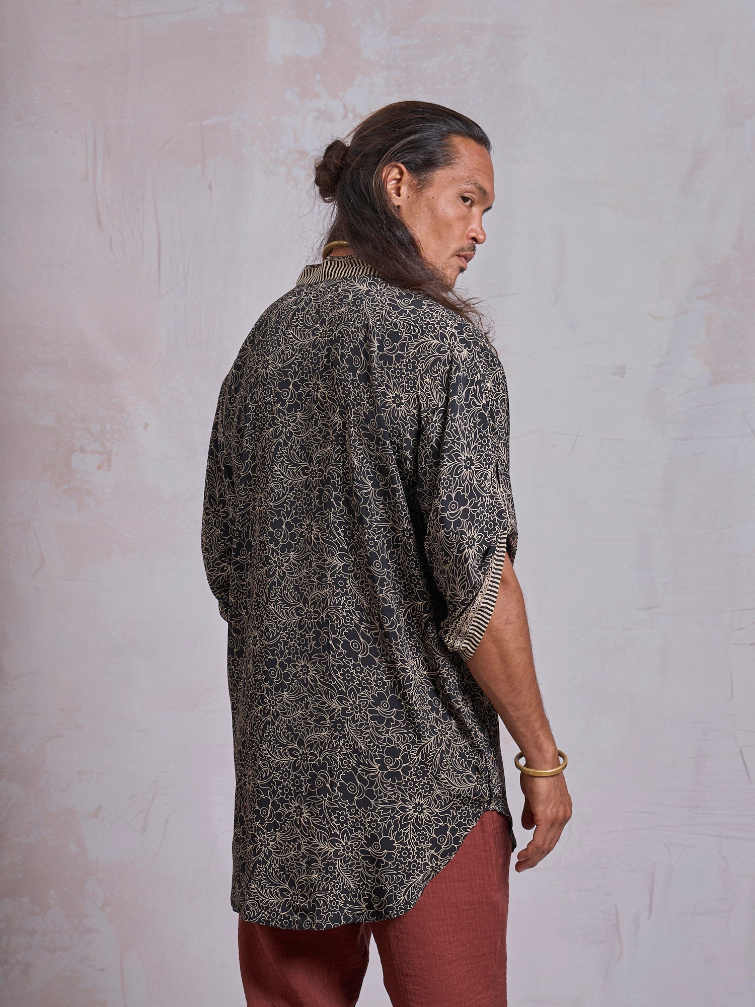 Black Flower Zeus Shirt - image 5