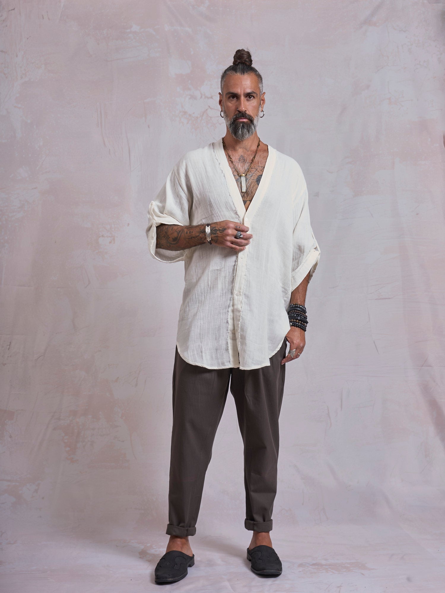 Ecru Zeus Shirt - image 2