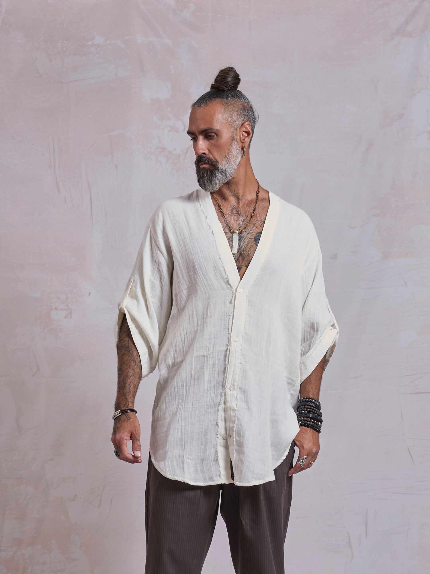 Ecru Zeus Shirt - image 5