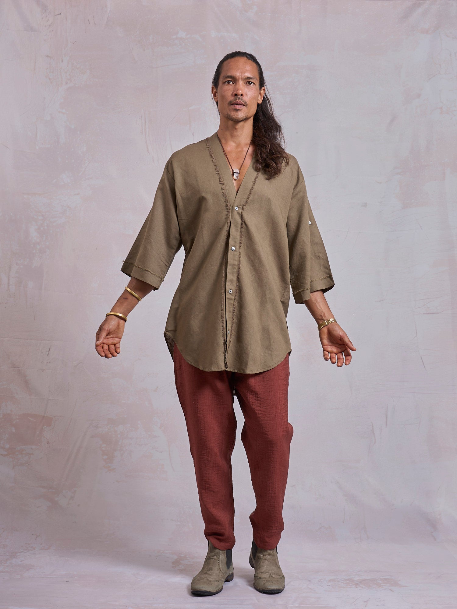 Khaki Zeus Shirt - image 4