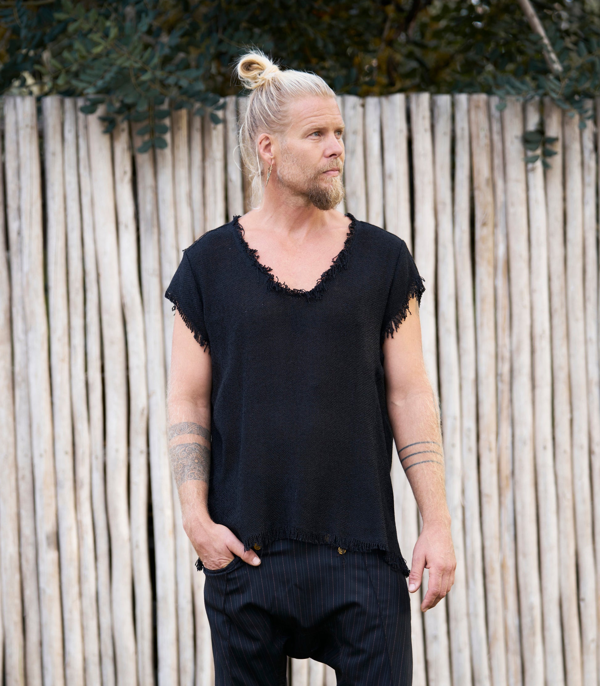 Black Net T-shirt - image 1