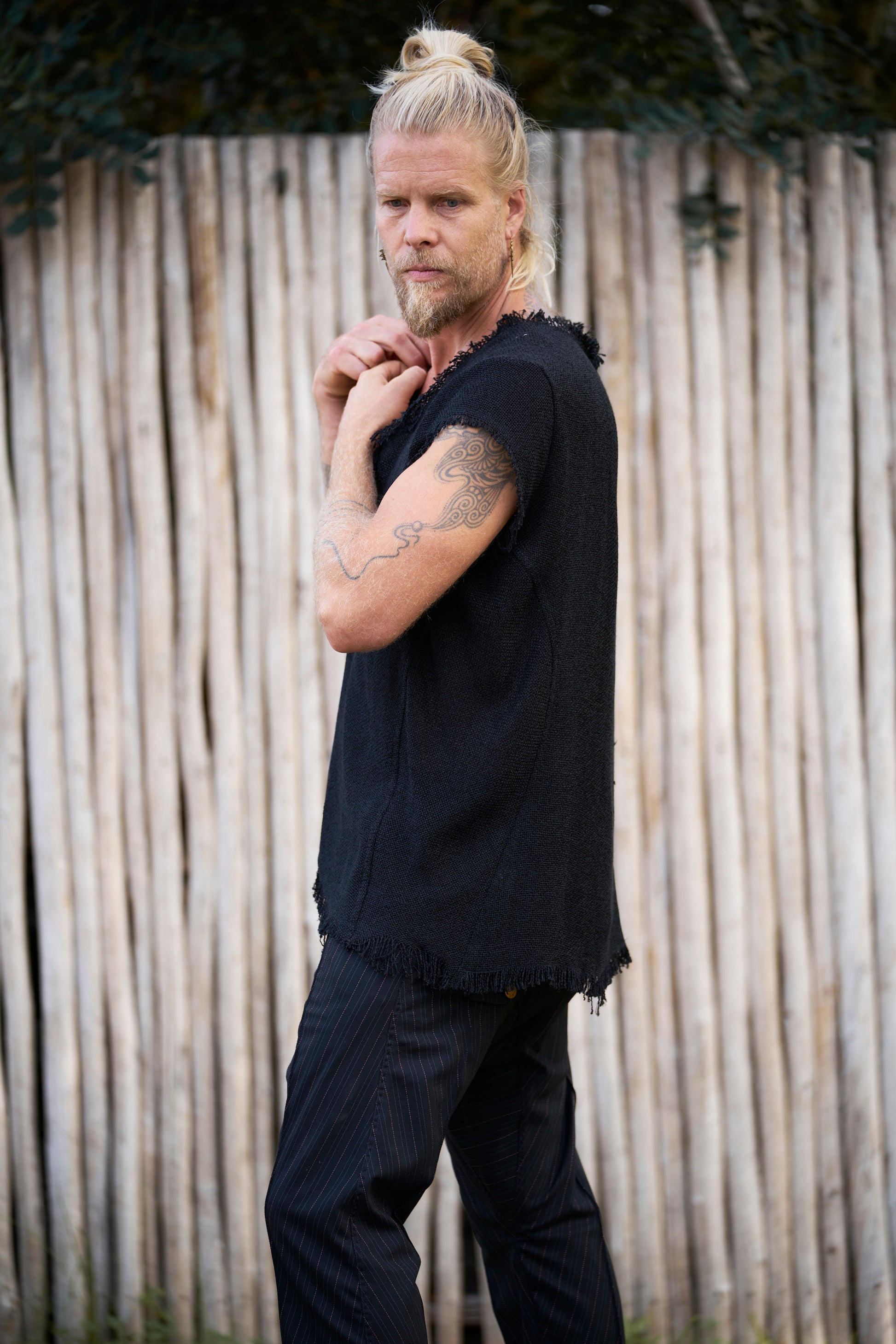 Black Net T-shirt - image 3